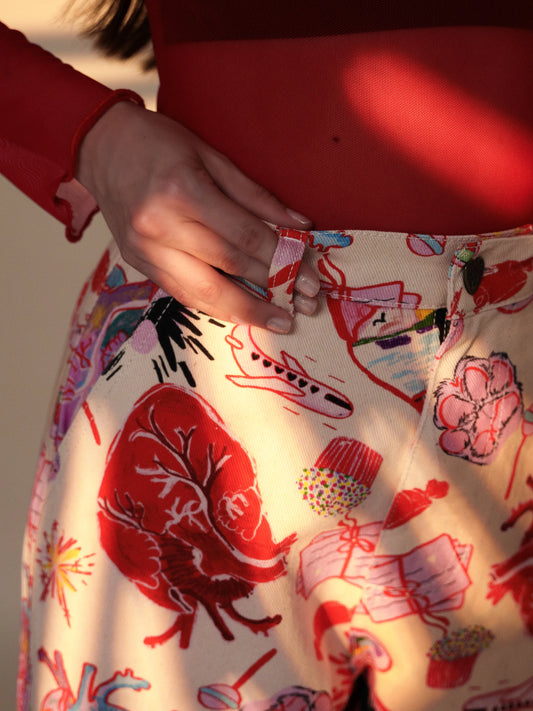 Pant Denim Serotonina – look completo