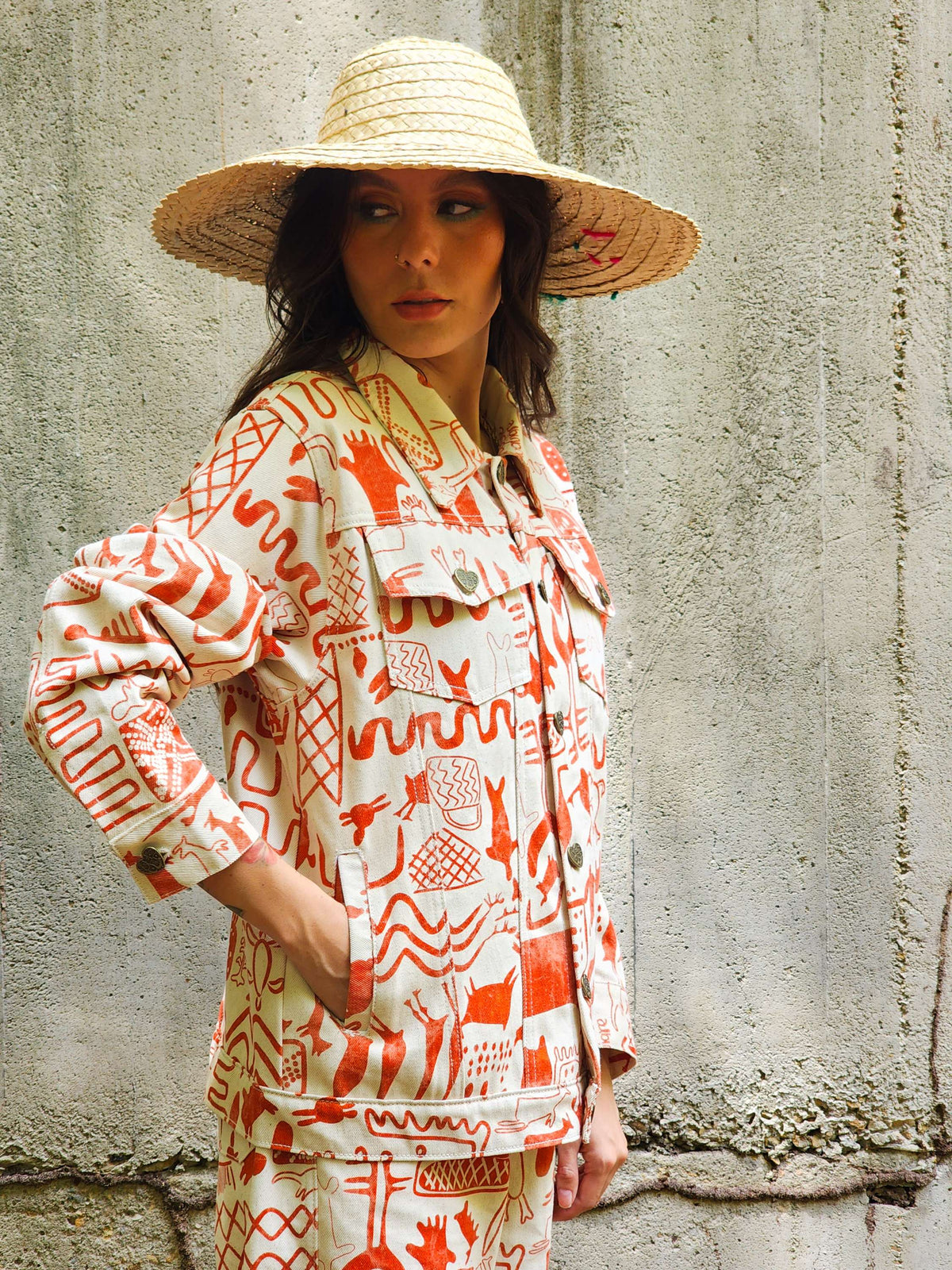 Chaqueta Denim Rupestre – look completo