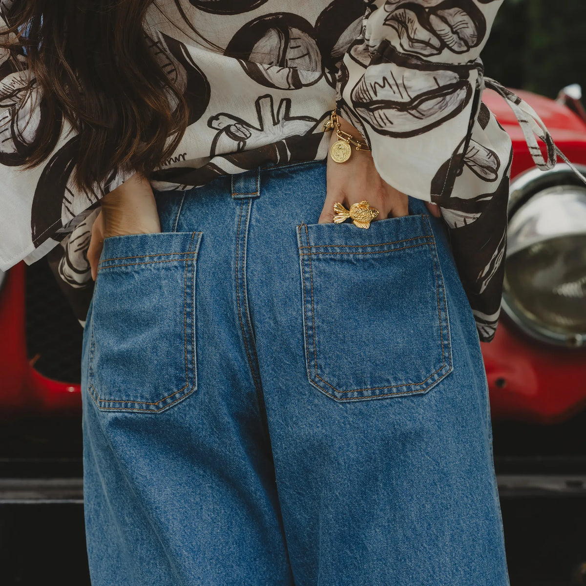 Pant Denim Cosecha – vista posterior